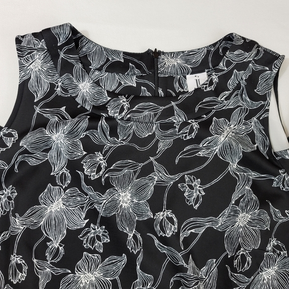 Julia Jordan Cold Sholder Flower Print Dress Sz 24W - Picture 6 of 14
